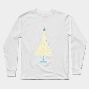 Wood Christmas tree decor Long Sleeve T-Shirt